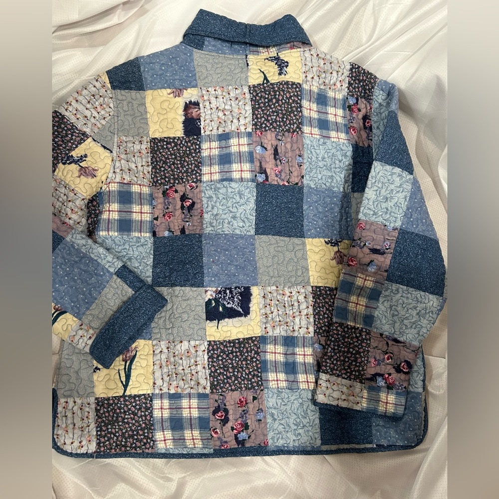 Donna Sharp Quilted Patchwork Jacket Women's - image 6